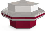 Кассовый неохлаждаемый прилавок угловой внешний «GAMMA КНПу»